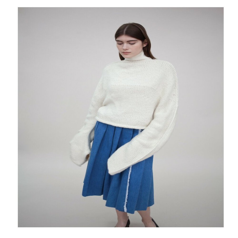DELFINA BALDA PLEATED Skirt - Size Xs